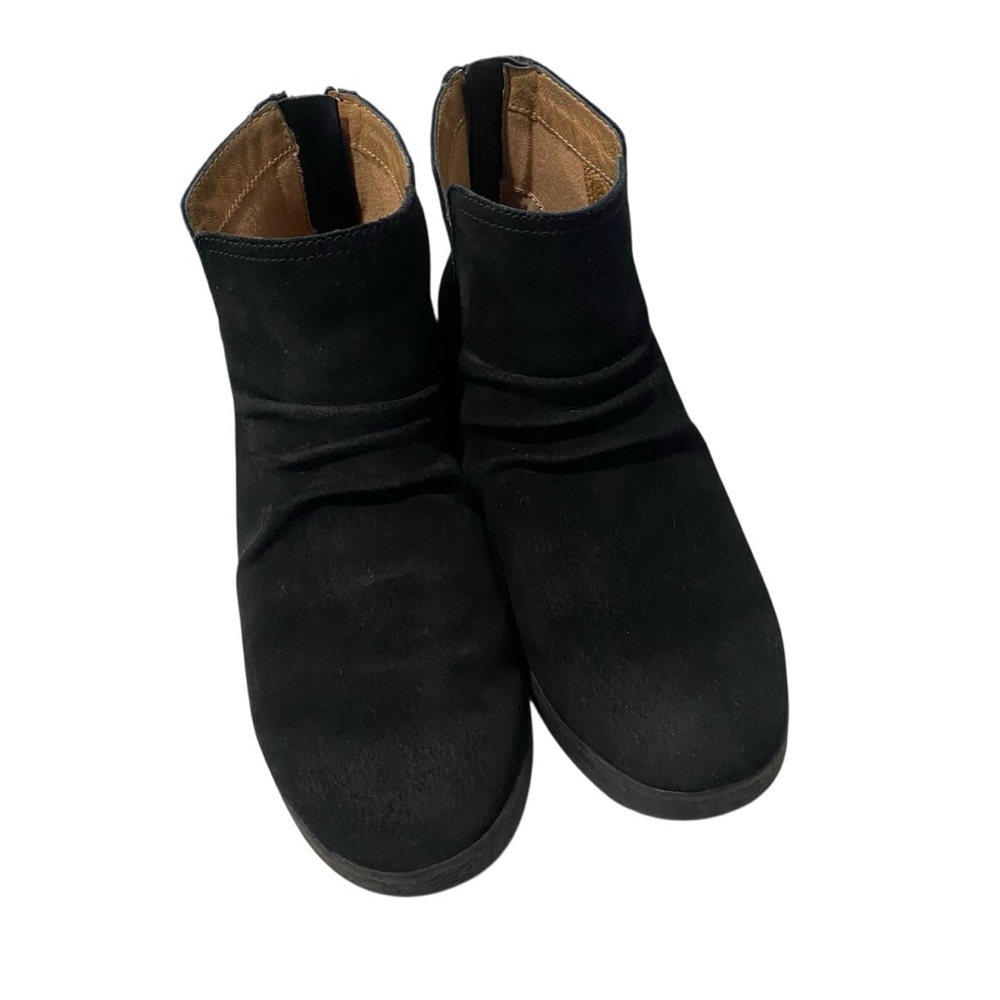 Dansko Stephanie Women Back-Zip Waterproof Suede Wedge Boots 37 US 6.5-7 - Picture 9 of 10